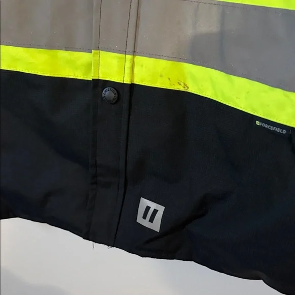 Reflective Black and Yellow Performance Jacket - Picture 3 of 9